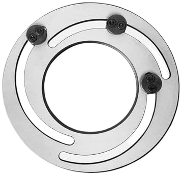LUJIAYA Reparador de mandíbula de Anillo hidráulico de 3 mordazas de 10 Pulgadas, Accesorio de perforación, Dispositivo de mandíbula, formación de Garra hidráulica for Mandriles de Torno