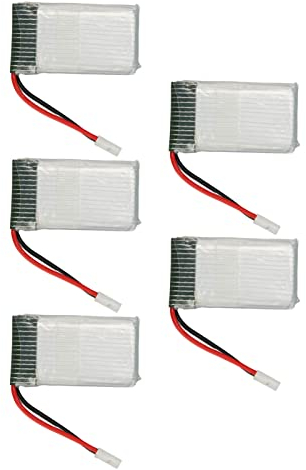 Batterie3,7 V Rrone BatterieRte Control UAV Bap BatterieBattery Aries,5PCS 802540 800mAh Rrone Batterie Tragbare RC UAV Bap Batterie Arieor X5C X5C 1 X5 X5SC X5SW M68 K60