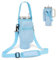 GOEWY Water Bottle Carrier Bag for Stanley 40/30 oz Tumbler with Phone Pocket Water Bottle Holder with Strap Neoprene Water Bottle Pouch for Stanley Cup Accessories, Blue, 30oz, Water Bottle Carrier