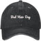 MIMAYIN Bad Hair Day Baseball Cap Stickerei Basecap Verstellbare Baumwolle Reine Farbe Baseballmütze Sport Visier Hut für Damen Herren