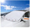 Frontscheibenabdeckung Auto Scheibenabdeckung Magnet Faltbare Frostabdeckung mit 5 Starken Magneten, UV-Schutz, Schutz gegen Schnee, EIS, Staubschutz, Winter & Sommer,160x110 cm