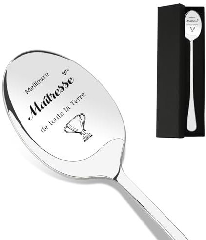 Cadeau Maîtresse D'École Cuillère Cadeau Professeur Merci Maitresse Cadeau Pour Maitresse Anniversaire Cadeau Maitresse D'École Fin D'année Cadeau Maitresse Noel Cadeau Noel Maitresse D'École