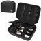 Boobowl Haarschneider Zubehör Tasche für Clipper und Zubehör, Men Hair Trimmer Box, Portable Clipper Aufbewahrungshalter für Haarschneiden, Guard Grooming Kit und Barbers Zubehör (Nur Tasche) -Schwarz