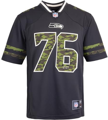 Fanatics NFL Team Camo Jersey Trikot (DE/NL/SE/PL, Alphanumerisch, XXL, Regular, Regular, Seattle Seahawks)