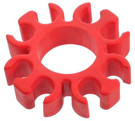 Toyvian Silikon Drumstick Halter für 5a und 7a Roter Clip zum Schutz der Stäbe Leicht und Tragbar für Bühne und Auftritt