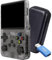 SVP Game - R36S Consola Retro Portatil PS1, n64, nDS, SuperN, GameB, Arcade, Atari, GBA, PSP Consola Portatil 40.000 Juegos Emulador Retro, Game Console, Videojuegos (Negro 128 GB + Estuche + USB)