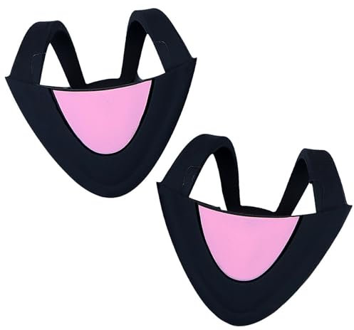 Sehuby Kopfhörer-Zubehör, Katzenohrenschützer, Anhänger, Gaming-Headsets, Befestigung, Stereo-Ohrhörer, Silikon-Dekor