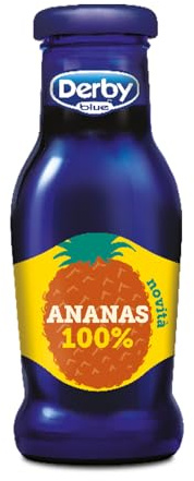 Succo di frutta - Ananas 100% Derby Blu 24 bottiglie da 20 cl