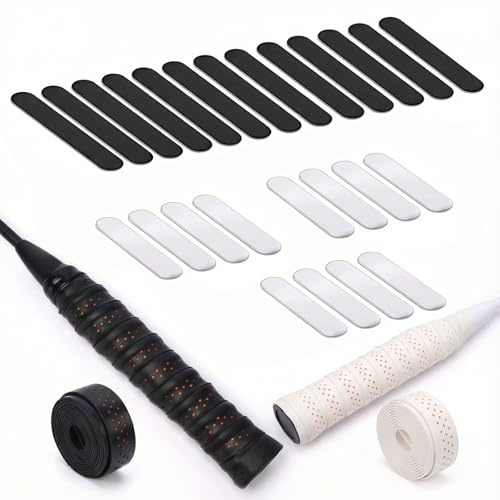 YYMT 24x Pickleball Bleiband Selbstklebend & 2X Anti-Rutsch Overgrip Set | 3g Golf Bleiband und Griffband Set für Pickleball Paddle, Tennis Golfschläger, verbessert Schwunggewicht, Griff, Kantenschutz