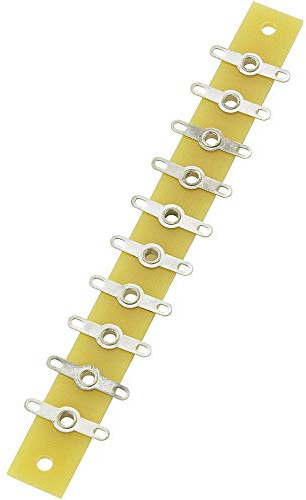TRU Components Loetleiste einreihig Polzahl Gesamt 10 Epoxyd (L x B x H) 120 x 12 x 1.6mm 1St.