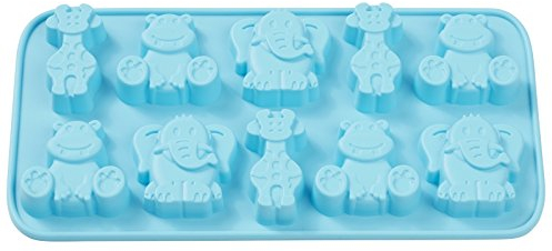 Hobbyfun Silikonform Tiere Zoo ca. 20,4 x 10,5 x 1cm