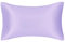 FLCA Mulberry Silk Pillowcase for Hair and Skin,Both Side Mulberry Silk And 1 Pc Silky hair scrunchie (Lavender, Standard 50x75cm)
