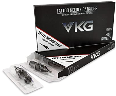 VKG USA - 3 ROUND LINER (0.25mm) - Sterile Einweg-Tattoo-Patronen - Box 10 Stk.