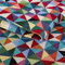 HEKO PANELS Antibakteriell Polsterstoff Möbelstoff Geometrisches Muster Meterware - z.B. Stoff für Stühle oder Eckbank Bezug - Peru
