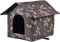 Katzenhaus Für Draußen Winterfest, Faltbare Wasserdicht Wetterfester Katzenhöhle Haustierhaus, Weich Warm Haustierhaus Outdoor Hundehöhle Mit Abnehmbarem Kissen Für Kleine Hund Katze (S)