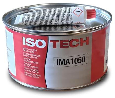 Iso Tech - MASTIC CARROSSERIE POLYESTER FIBRE DE VERRE 1.5 kilo