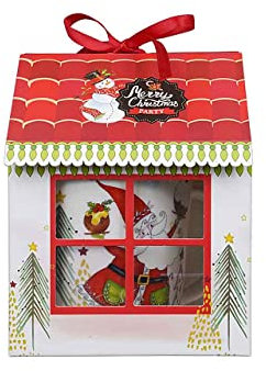 Tazza casetta Babbo Natale in confezione regalo