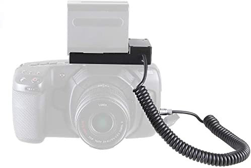 Hersmay NP-F Plate Akku Adapterplatte für BMPCC 4K & 6K, 6K Pro, Kompatibel mit Sony NP-F970 F960 F770 F750 F570 F550 Akku für Blackmagic Pocket Cinema Camera 4K 6K 6K Pro Filmkamera