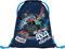 Baagl Turnbeutel für Junge, wasserdichte Schuhbeutel für Kinder, Schule und Kindergarten Sportbeutel, Sportrucksack, Gymsack (Truck)