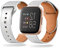 BrynnShop Armband Kompatibel mit Fitbit Versa 2 Leder Für Damen Herren Mode Armbänder Mode Hautfreundlich Verstellbare Ersatzband mit Nagel Uhrenarmband Für Fitbit Versa 2 (Weiß)
