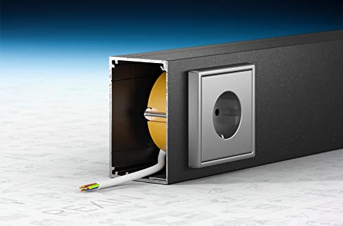 REXOfunction Alu Kabelkanal, groß (2 Meter)