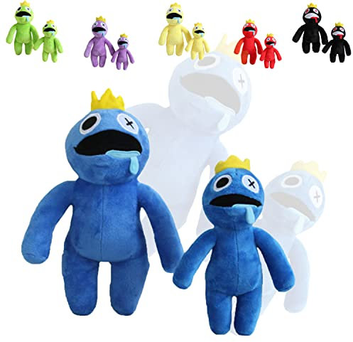 Regenbogenfreunde Plüschtier, Rainbow Friends Plush, 2Pcs Regenbogenfreunde Plüschtier, Rainbow Friends Horror Plüsch, Geeignet für Kinder, Spielefans und Fans