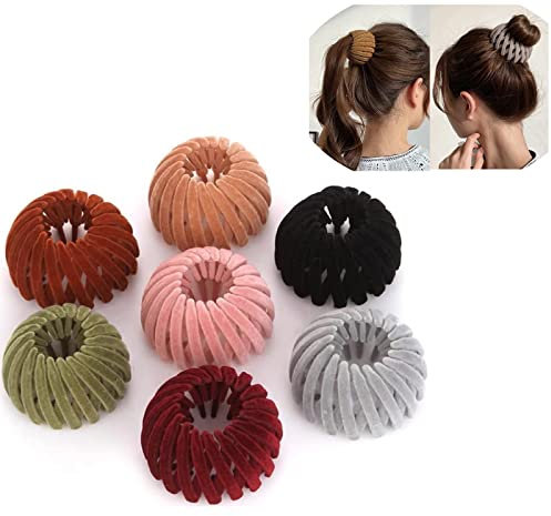 Lot de 7 pinces à cheveux en forme de nid d'oiseaux et épingle à cheveux pour cheveux fins