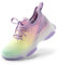 DREAM PAIRS Ragazzi Ragazze Sneakers Bambini Sport Scarpe da Ginnastica Scarpe da Passeggio Ragazzini/Bambini Grandi,Size 31,Arcobaleno/Viola,SDFS2303K