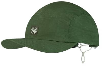 BUFF®| Kappe 5 Panel Explore Männlich Weiblich Erwachsene Flexibel, UPF50, Abenteuer, Verstellbar, Recycelte Materialien, Komfortabel, Qualität, Einheitsgröße, Vert