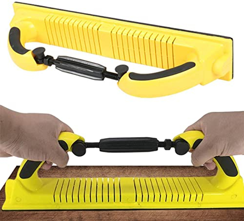 Handschleifer Mit Griff - Handy Handschleifer Mit Klett Und Absaugung | Handschleifer Für Trockenbau | Manuelles Schleifwerkzeug Zum Anpassen Der Größe Von Bogen | Plan Und Konkavflächen - 70X400mm