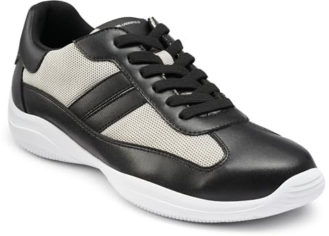 KARL LAGERFELD Herren Lf2s3033-bkg-8 Sneaker, schwarz/grau, 41 EU