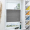 Grandekor Plissee ohne Bohren Verdunkelung Grau 110x160cm(BxH), Klemmfix Verdunklungsplissee für Fenster Tür, Thermo Plissees Verdunklung Blickdicht für Schlafzimmer, Wohnzimmer, Büro