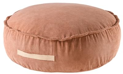 MEOWBABY Sitzsack Kinder – Bequemer und gemütlicher Kinder-Sitzsack mit Füllung, ideal für das Kinderzimmer | Sitzsäcke fürs Kinderzimmer, Slimcord, Ziegelrot