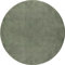 the carpet Relax Weicher, Badezimmerteppich, Bad Set, Badematte, Badvorleger, Anti-Rutsch Unterseite, Waschbar bis 30 Grad, Super Soft, Felloptik Dunkelgrün, 120 x 120 cm Rund