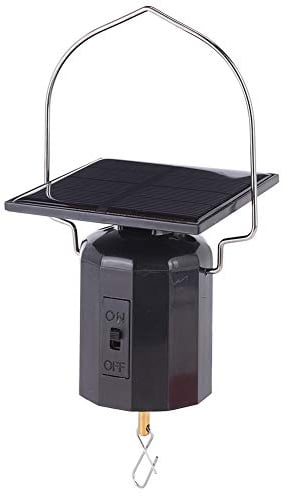 Windspiel-Motor, Windspiel, Hängender Rotierender Motor Zum Aufhängen von Ornamenten, Dekoration mit Solarpanel, Solarmotor, Gartendekoration, Zubehör für Windglocke