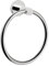 Anello per asciugamani, accessori per il bagno, anello per asciugamani da parete, semplice portasciugamani rotondo in acciaio inossidabile, per bagno e cucina (cromato)