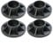 Lot de 4 embouts de rechange pour pieds de piscine pour Intex 25021 de 5,5 à 7,3 m - Cadre en métal - Accessoire de piscine rectangulaire