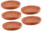MERRYHAPY Ensemble De Soucoupes en Terre Cuite Assiettes pour Pots De Fleurs Et Plateaux pour Plantes