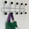 Piuytrew Patère en Bois Boule Murale Porte-Manteau en métal avec 10 Crochets colorés Porte-Manteau Plusieurs Couleurs au Choix,1