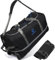 REDCAMP 110L Erweiterbare 140L Extra Große Reisetasche mit Rollen, 77cm Faltbare XXL Rucksack Sporttasche, Wochenend Handgepäck für Camping Travel Gear, Schwarz