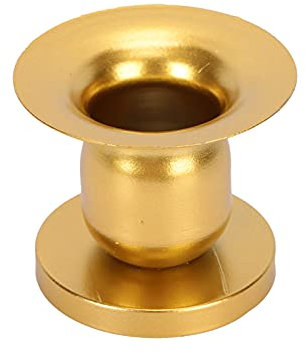 Porta di candele pilastri inventivi geometrici in ferro battuto supporto per la casa decorazioni dorate