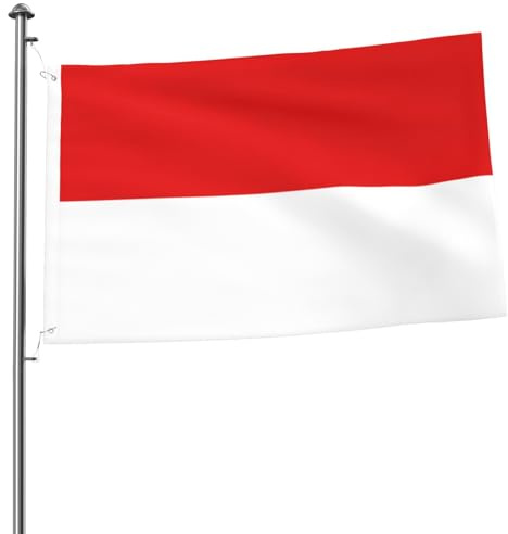 Flagge von Hessen für den Außenbereich, 60 x 90 cm große Flaggen für draußen, perfekte Gartenflagge und Hofflaggen für Sommerdekoration
