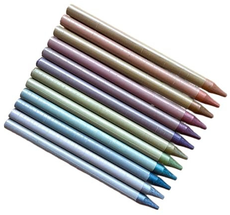 KAHDGSS Lápiz de acuarela de 12 colores, sin madera, soluble en agua, para artistas y niños, pintura artística