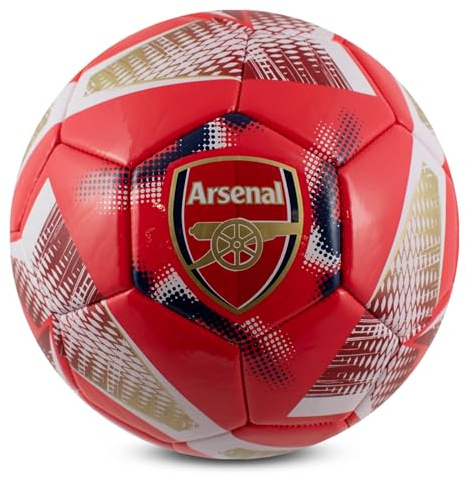 Hy-Pro Arsenal F.C. Football - Size 3, Spiral Design, Arsenal Merchandise | Officially Licensed, Training, Collectible For Kids and Adults