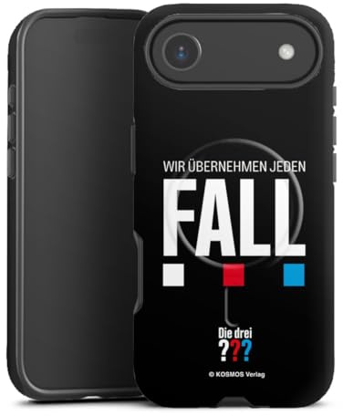 Magnetische Hülle kompatibel mit Apple iPhone Air Handyhülle für MagSafe Outdoor Case in matt Die DREI ??? Statement Die DREI Fragezeichen