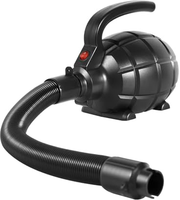 600W Elektrische Luftpumpe Luftmatratze Pumpe 220-240V Luftpumpe Elektrisch mit 4 Düsen für Aufblasbare Air Track Matte, Luftmatratze, Schwimmringe, Flöße, Wasserbetten, Boote