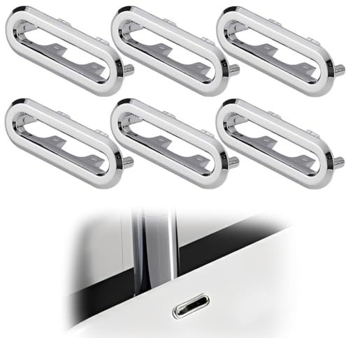 JYNXOR 6 Pcs Trop Plein Lavabo, Anneau de Bain, Bouchon Trop Plein Lavabo, Anneau de Débordement d'Évier, Bouchon Lavabo Salle de Bain Baignoire, Couvercle de Trop-Plein Évier, pour Cuisine, Lavabo