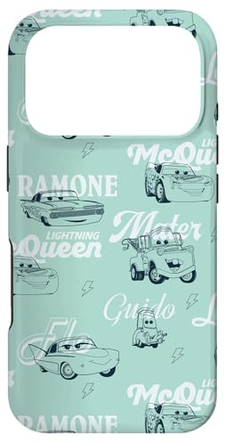 Hülle für iPhone 17 Pro Disney und Pixars Cars Lightning McQueen & Friends Muster