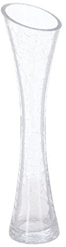 Atmosphera - Soliflore - Verre craquelé - H30 cm
