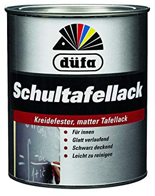 Düfa Schultafellack, kreidefester,matter Tafellack in Schwarz Matt 375ml